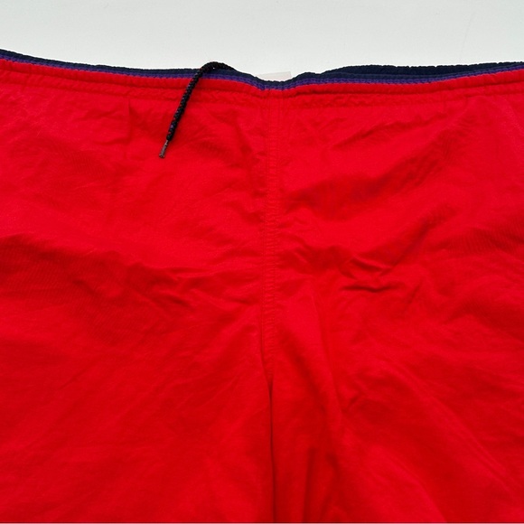 Mens Sz XL Vintage Red Speedo Lined Swim Trunk Shorts Nylon - Picture 3 of 10